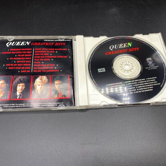TOCP-8284 Queen Greatest Hits Compilation CD Remastered w/ OBI 1994 - Picture 2 of 8